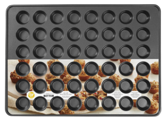 Wilton Bake It Better Non-Stick Mini Muffin Pan, 48-Cup