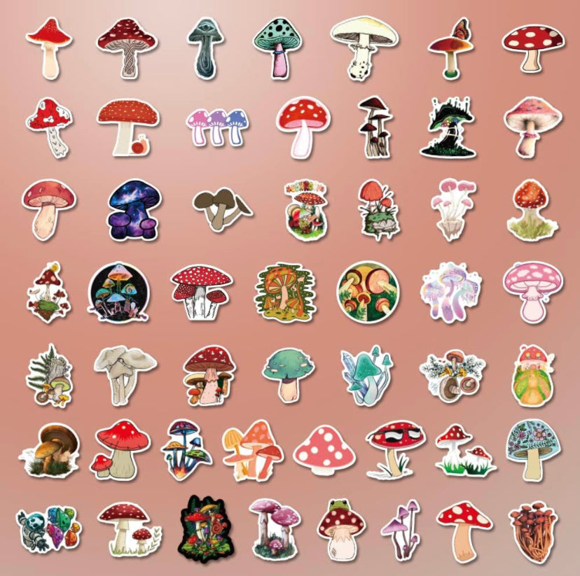 Mushroom Sticker Multi Pack